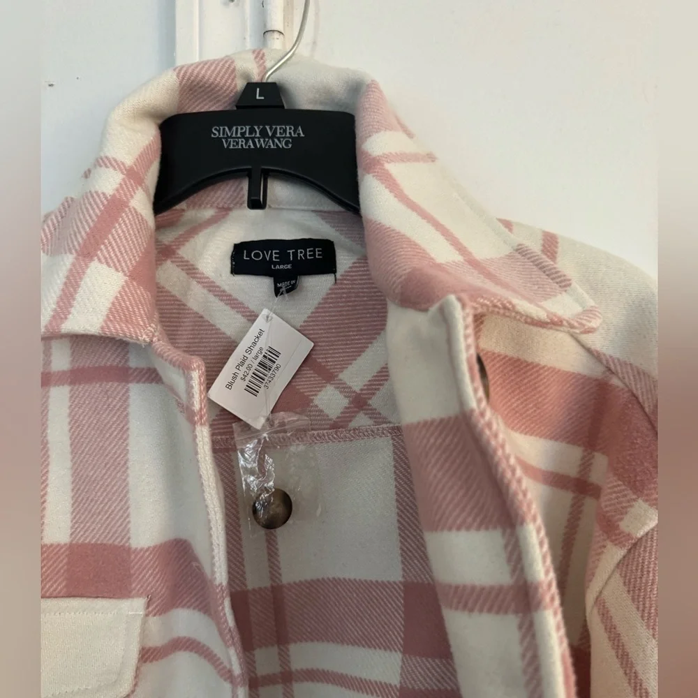 Pink Thick Women's Love Tree Flannel - Picture 2 of 5